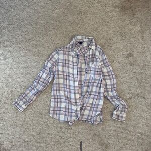 Baby Blue and Pink Flannel